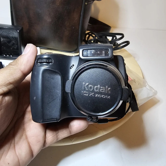 Vintage KODAK EASYSHARE DX6490 Digital Camera Bundle 2 Batteries Leather Case wo - Picture 8 of 11
